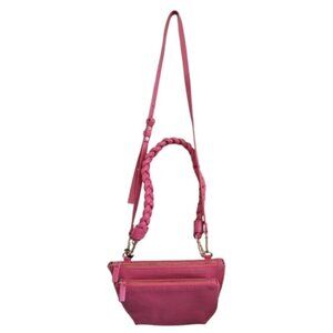Anthropologie Remi Reid Pink Convertible Crossbody Top Handle and Belt Bag